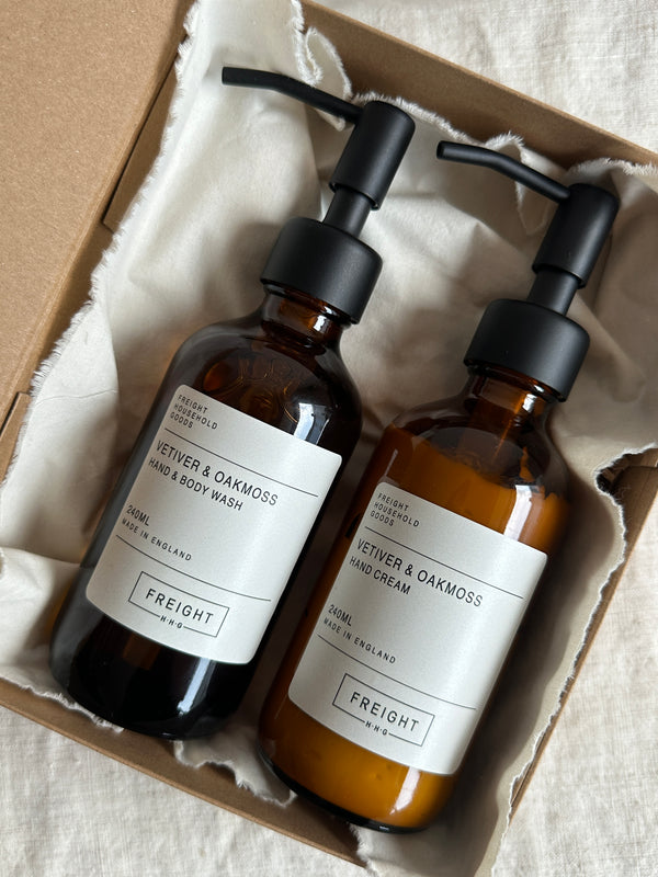 240ml Gift box set - Wash & hand cream