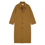 Men's Dry Waxed Duster Coat in Breen