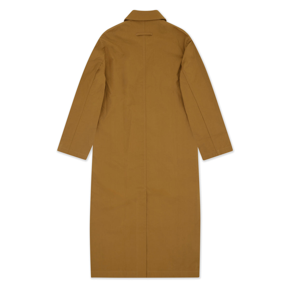 Men's Dry Waxed Duster Coat in Breen