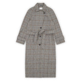 Woollen Coat in Check