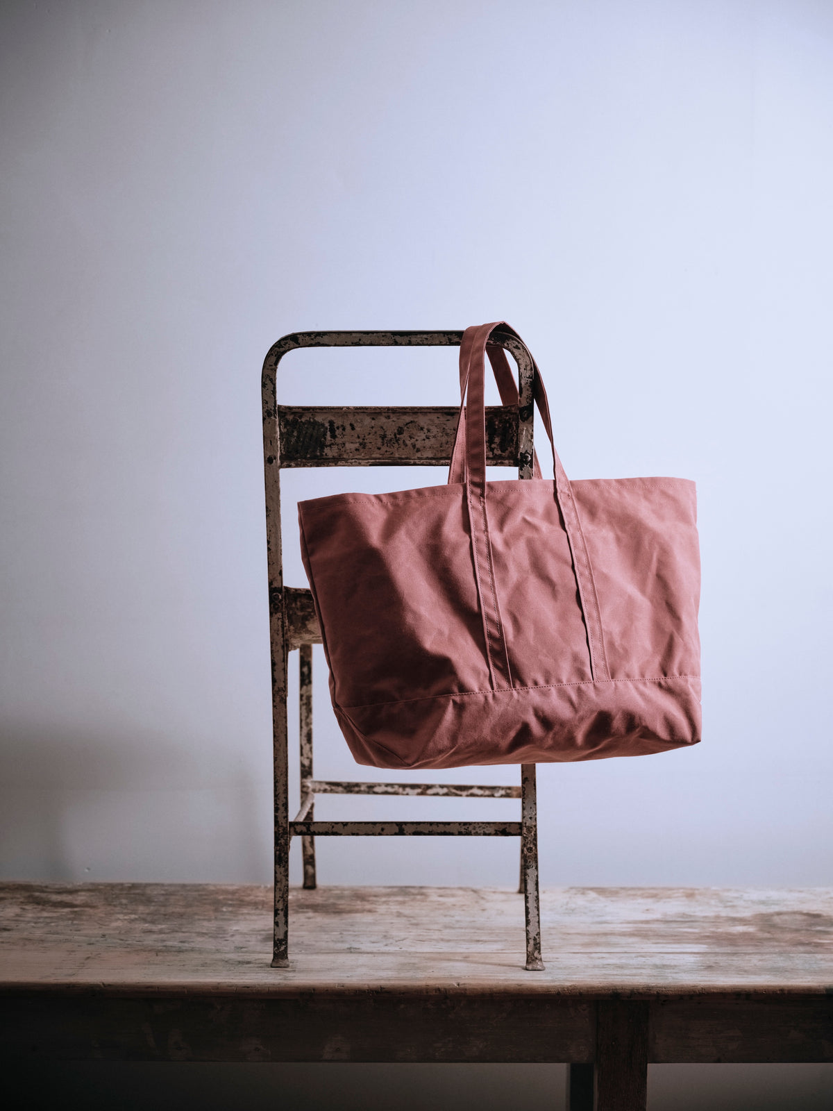 Shopper Bag in Awning Red