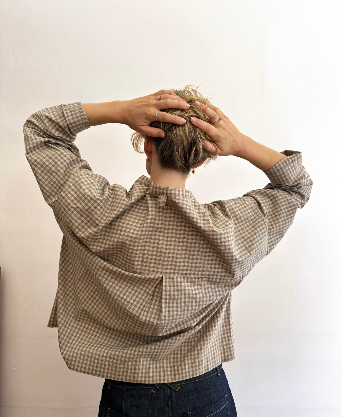 Overshirt in Japanese Check