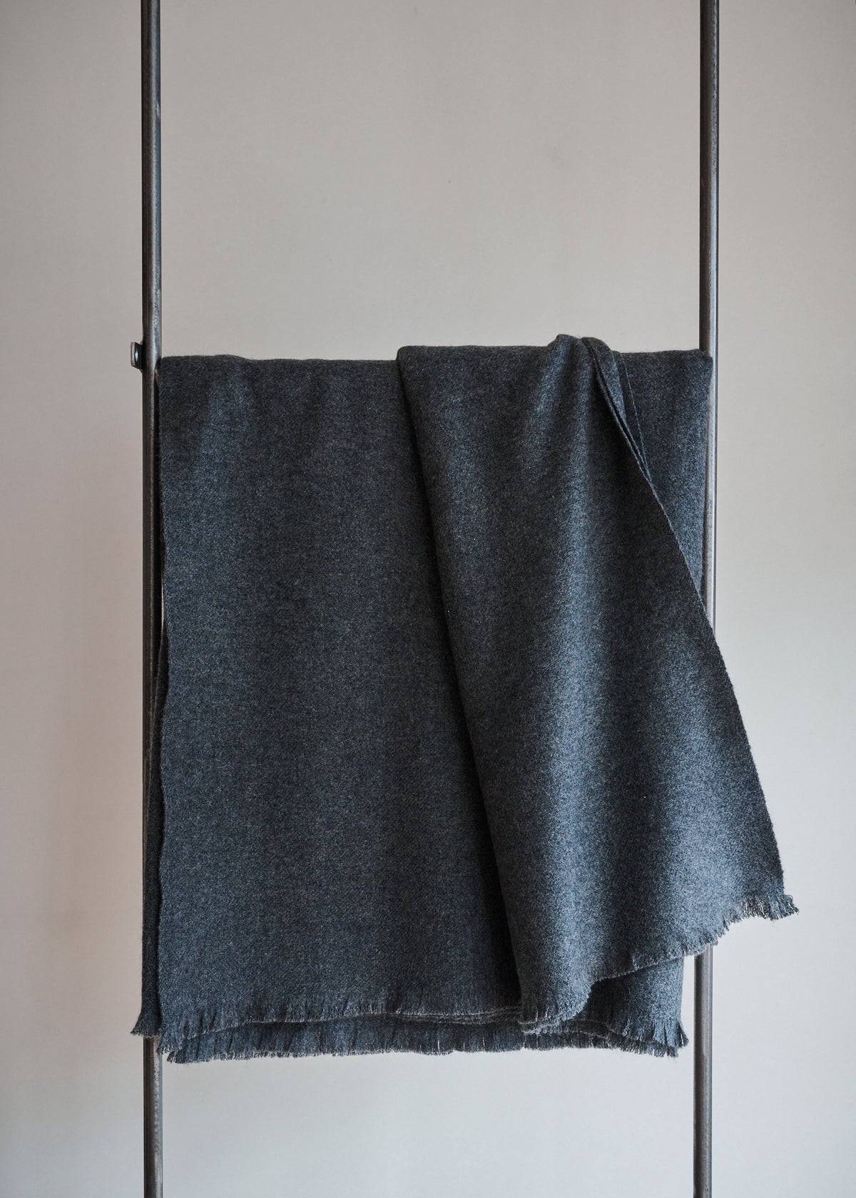 Undyed Hand-Loomed Cashmere Bed Blankets
