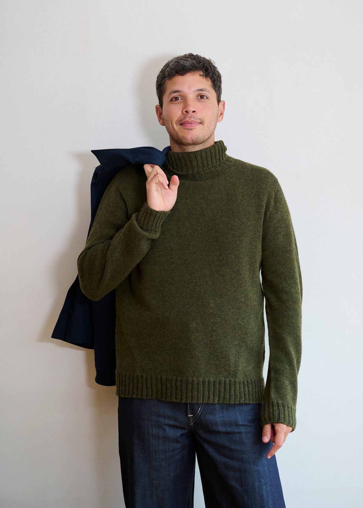 Men's Canvas Jacket in Dark Navy