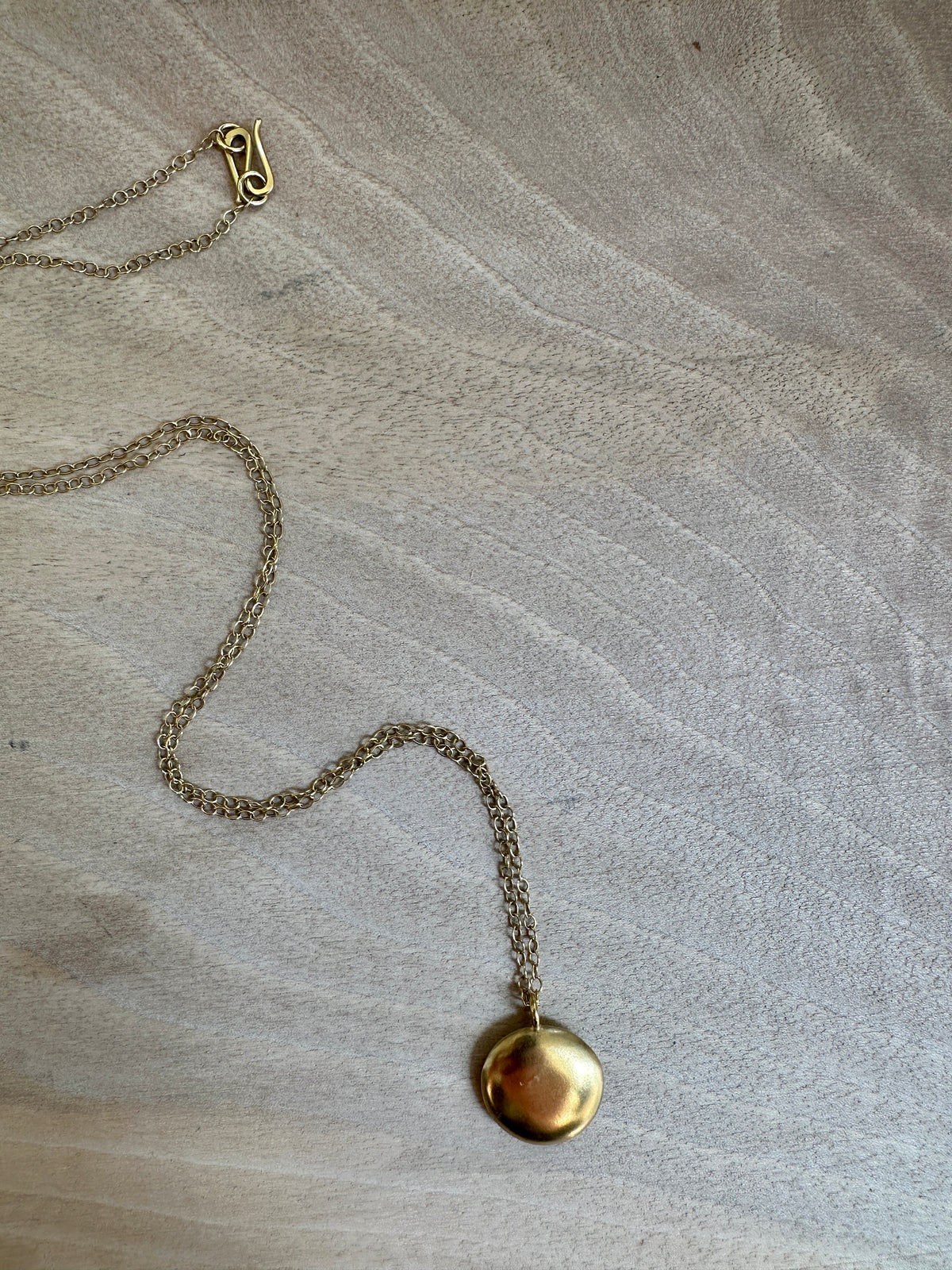 Gold Vermeil Coin Pendant