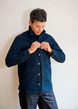 Men's Canvas Jacket in Dark Navy