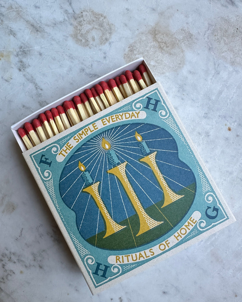 Freight Matchbox with Red Tipped Matches