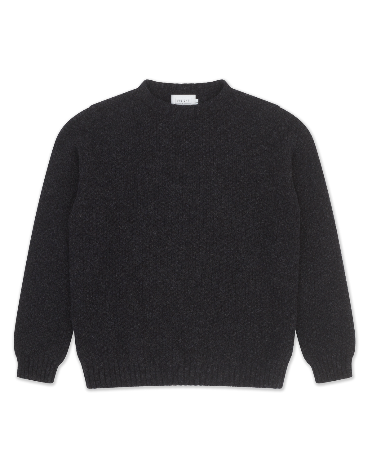 Men's Moss Stitch Lambswool Jumper