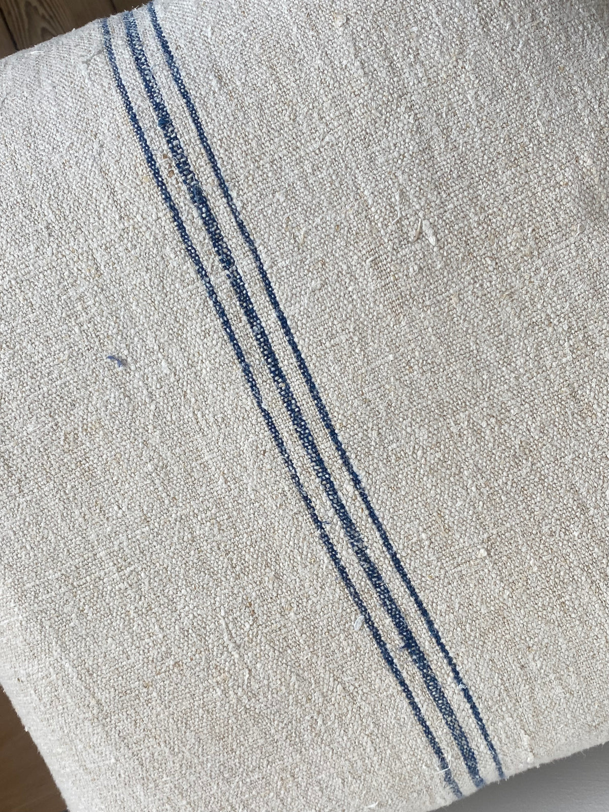 Triple Stripe Narrow - Linen Cushion