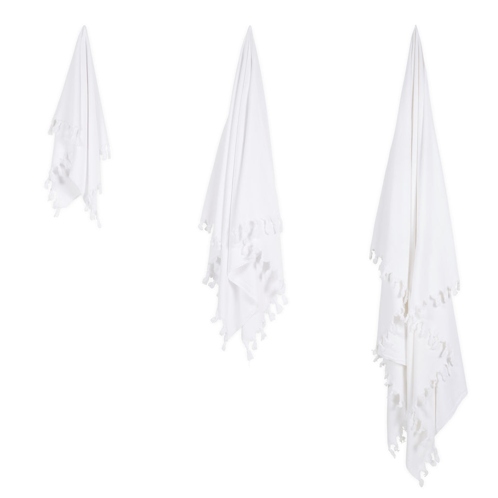 White Handloom Cotton Towels