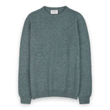 Men's Crew Neck Lambswool Plain Knit Jumper