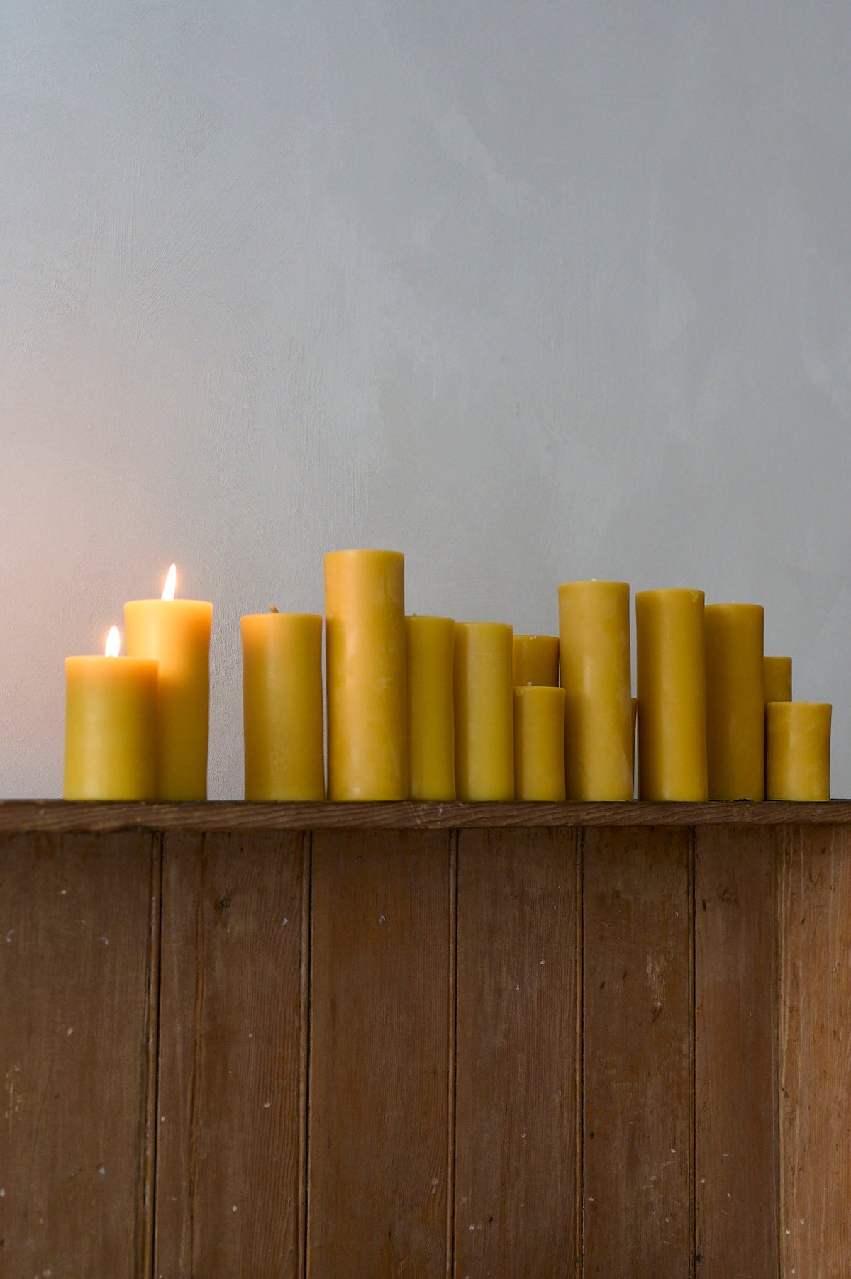 Beeswax Pillar Candles