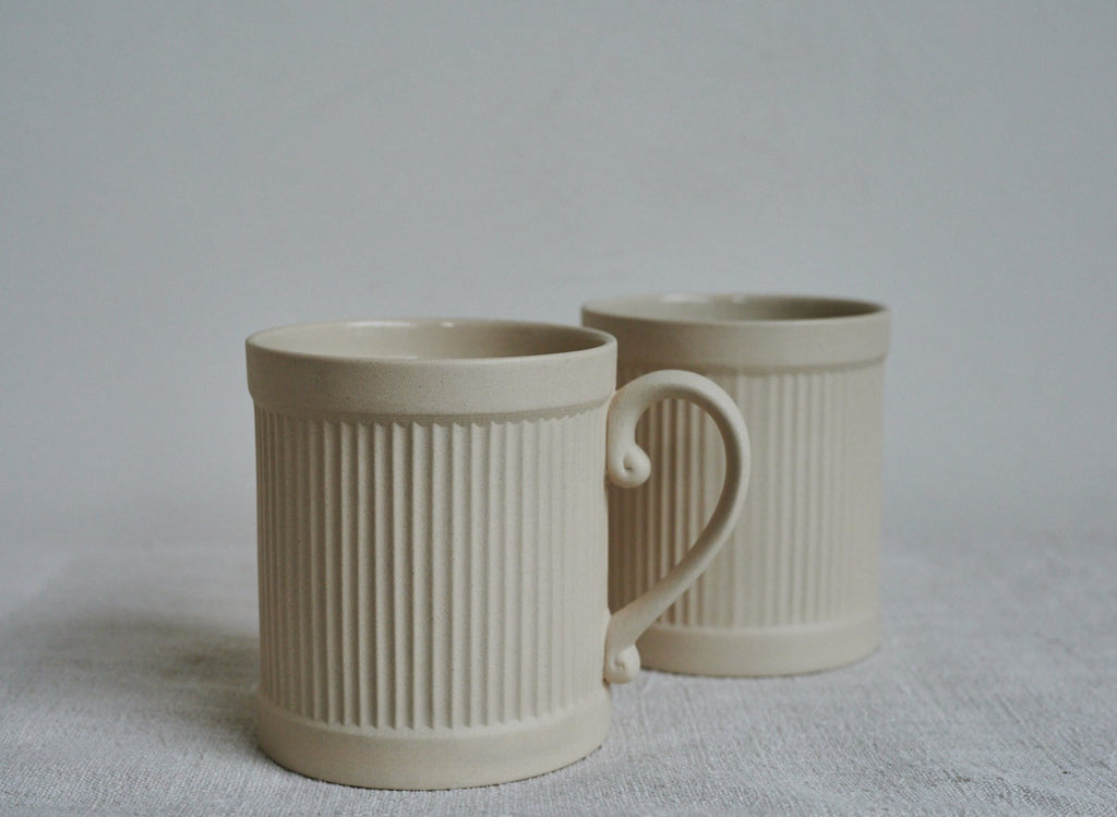 Stoneware coffee mug made in Stoke on Trent