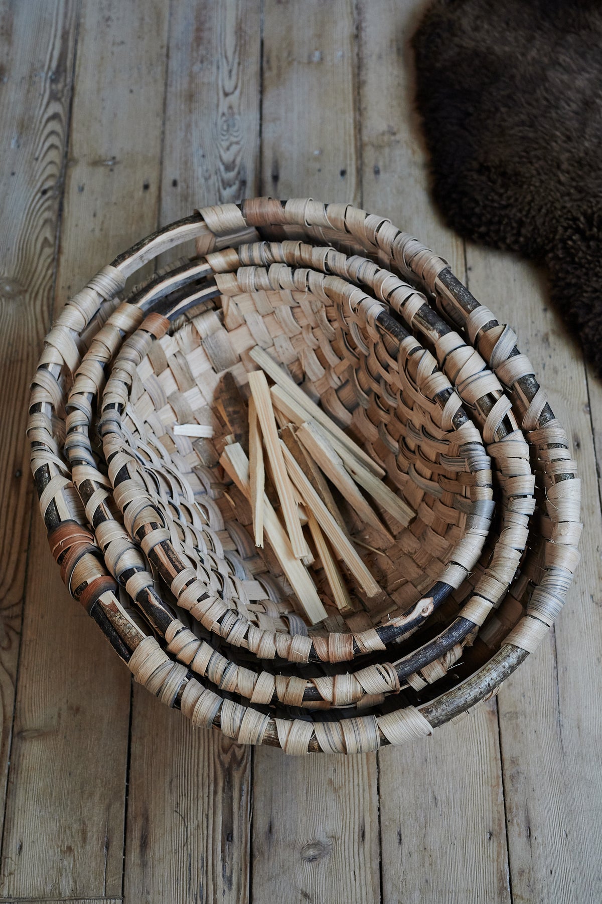 Oak Swill Basket