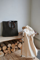 Handmade Waxed Cloth Bag