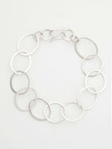 Silver Bracelet with Oval Links