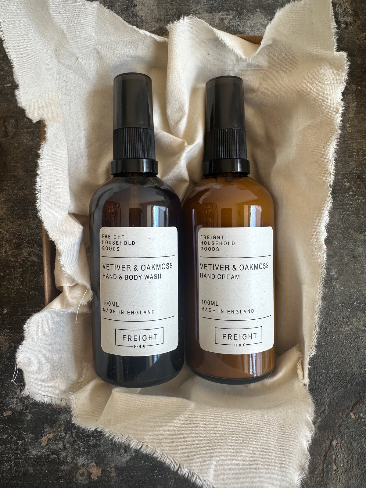 100ml gift box set with Wash & Hand cream