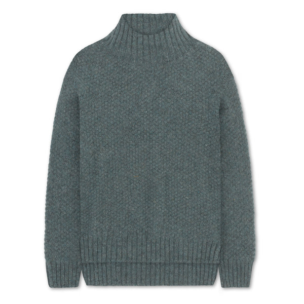 Women's Moss Stitch Lambswool Jumper