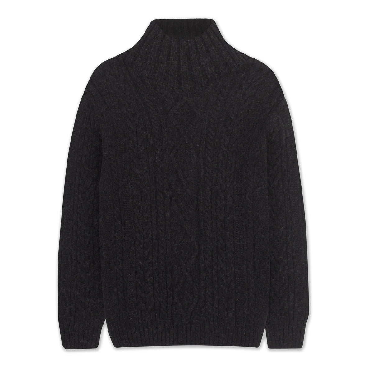 Unisex Cable Knit Lambswool Jumper