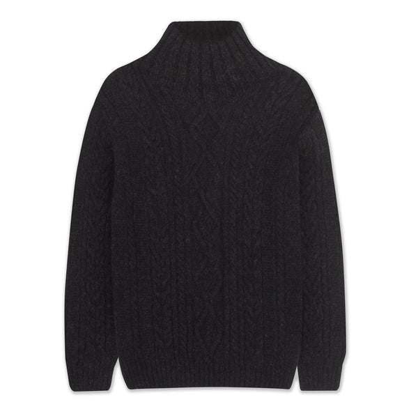 Unisex Cable Knit Lambswool Jumper