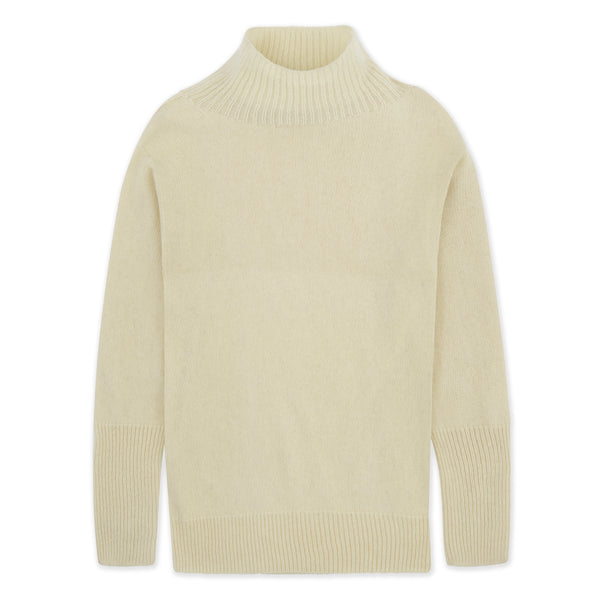 Drop Shoulder Roll Neck Long Sleeve Jumper