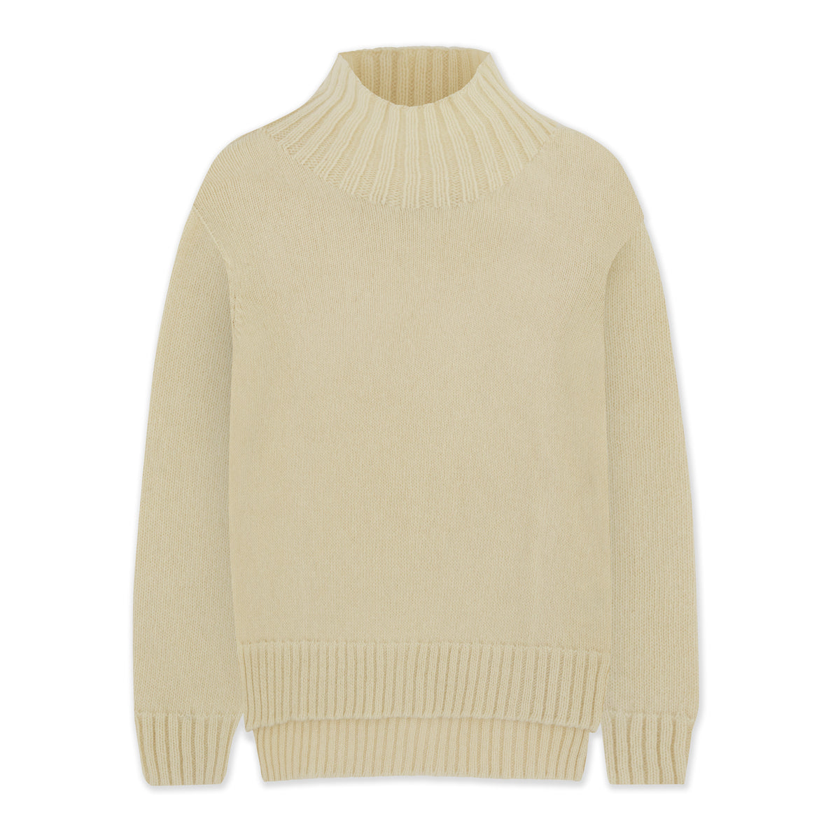 Women's Wool Cashmere Mix Plain Knit Jumper