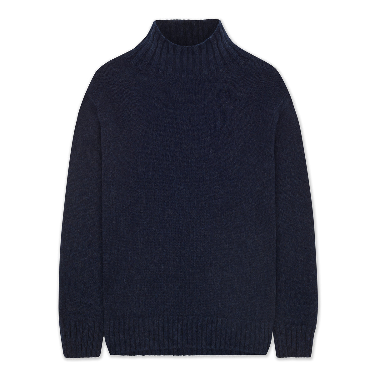 Women's Wool Cashmere Mix Plain Knit Jumper