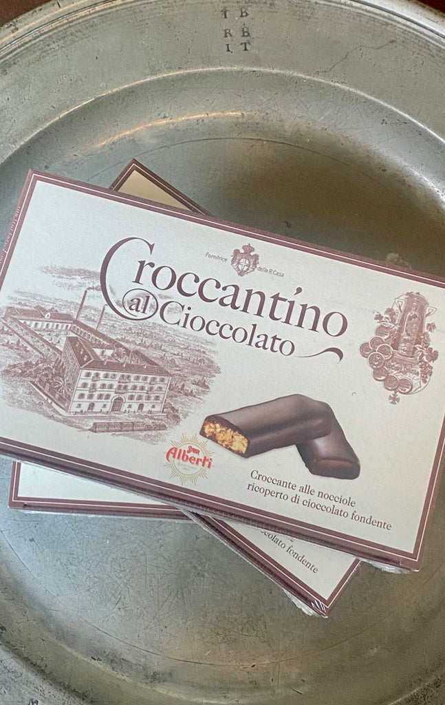 A box of Chocolate Croccantino