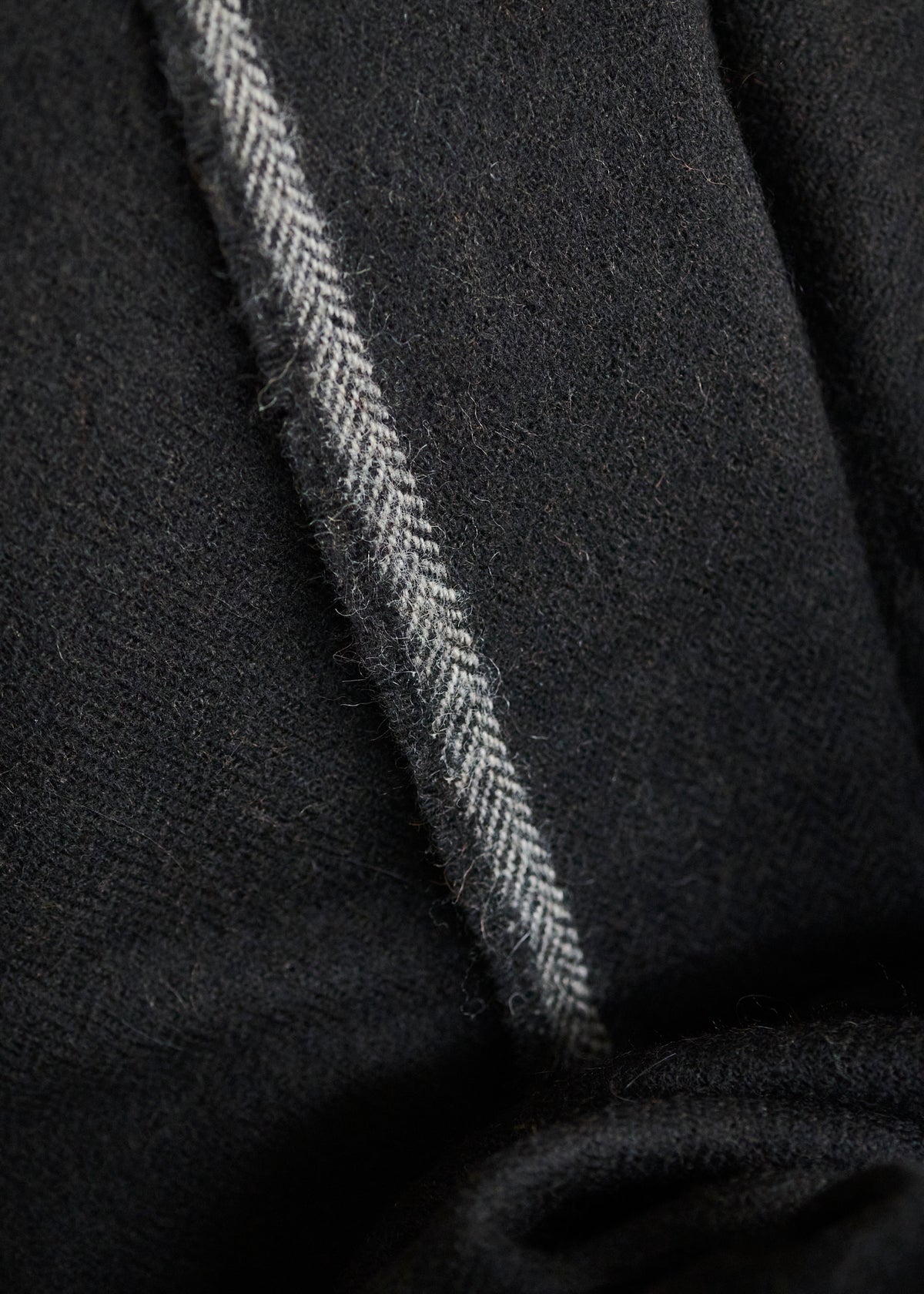 Undyed British Alpaca Blanket in Bitter Chocolate