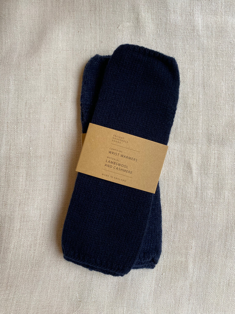 Dark Navy Wrist Warmers