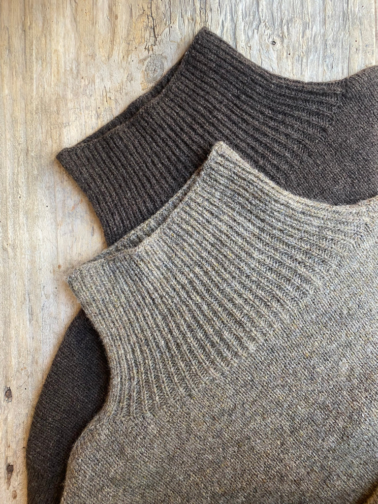 Womens lambswool drop shoulder jumper