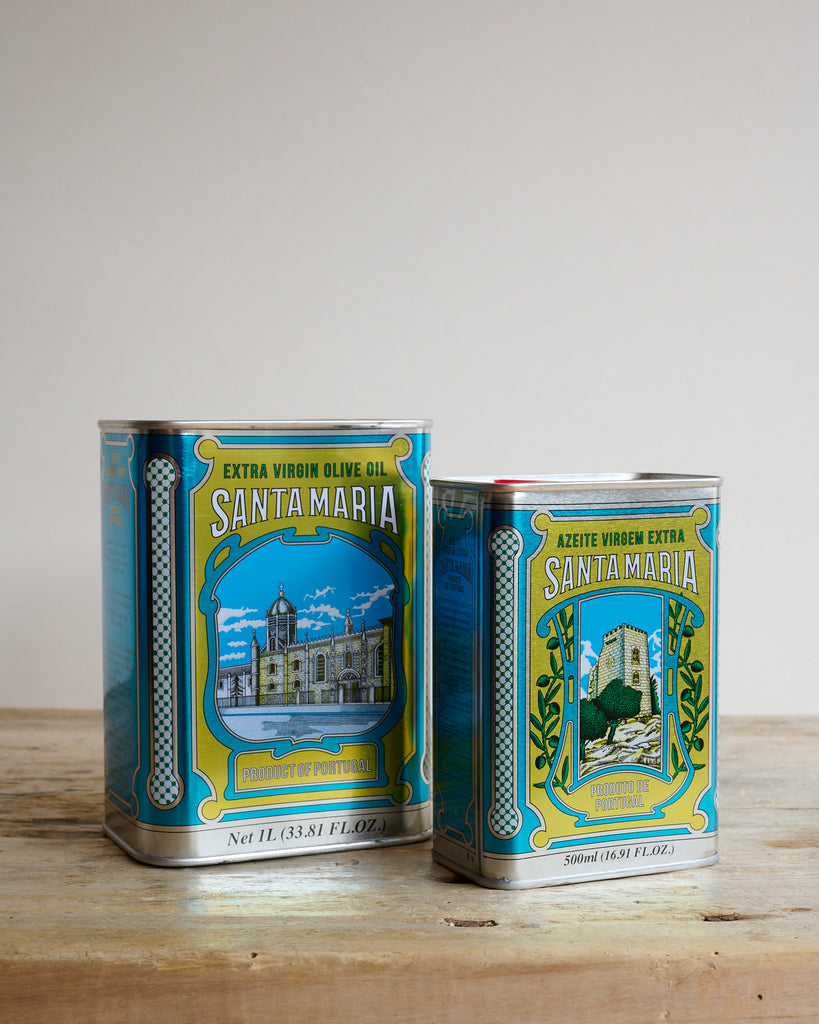 Santa Maria Portuguese Extra virgin Olive Oil tins