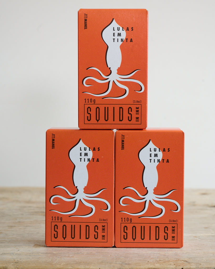 Tins of Squid in Ink