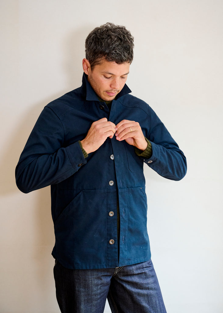 Men's canvas jacket - Dark Navy