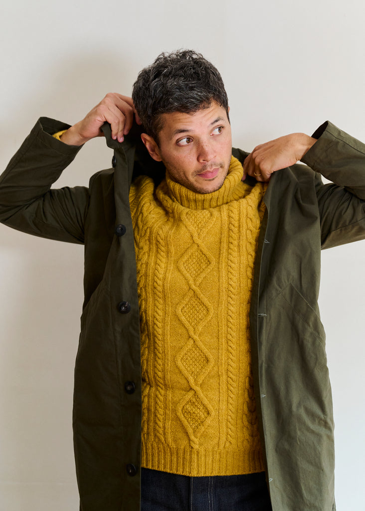 Unisex Cable Knit Lambswool Jumper