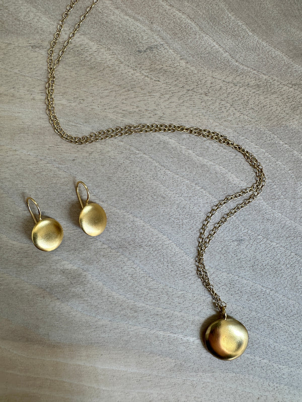 Gold Vermeil Coin Pendant