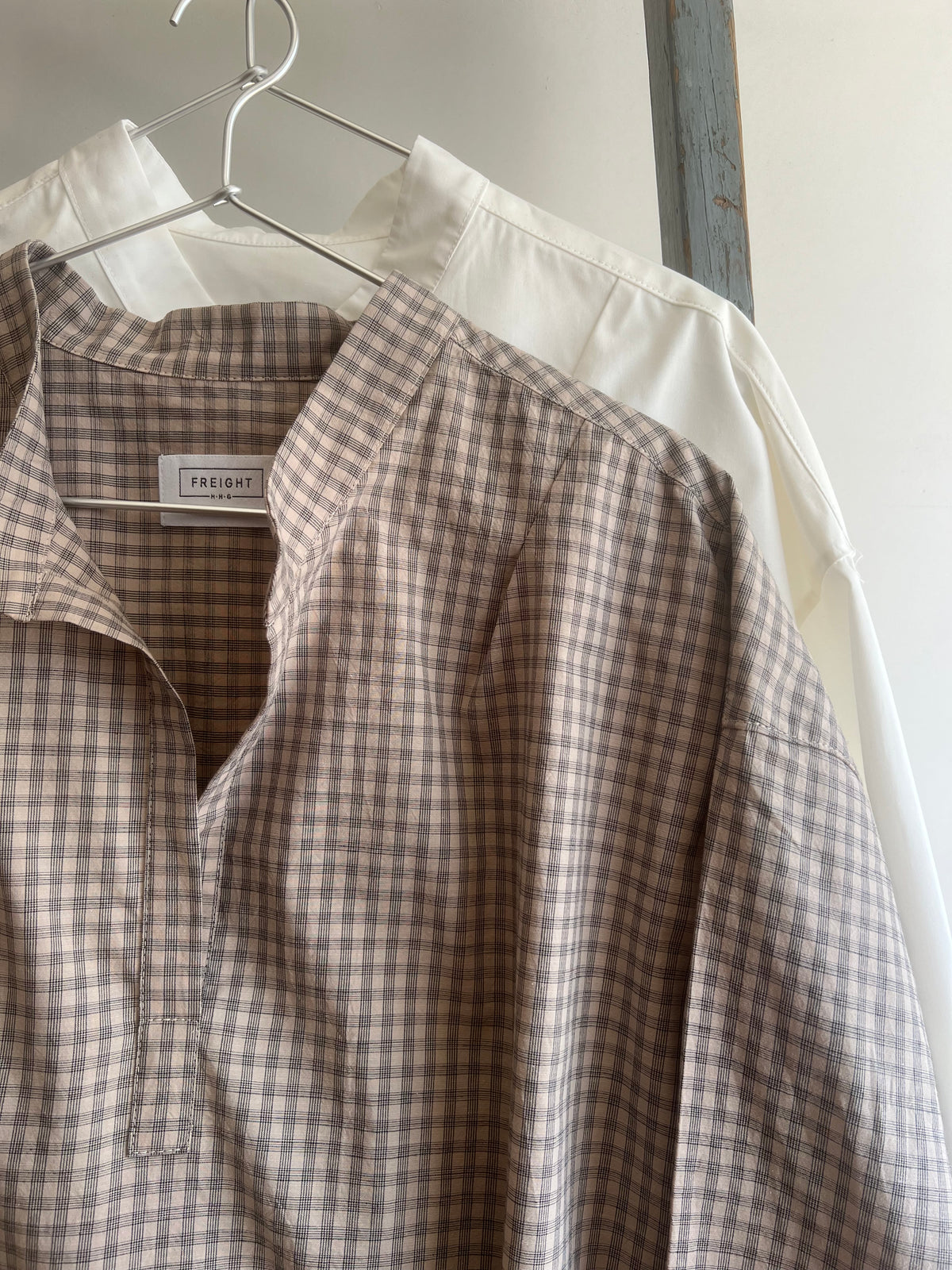 Overshirt in Japanese Check cotton