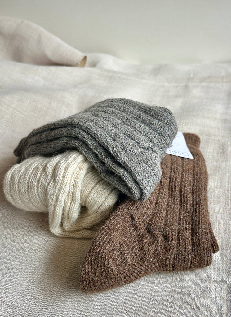 Alpaca Bed Socks