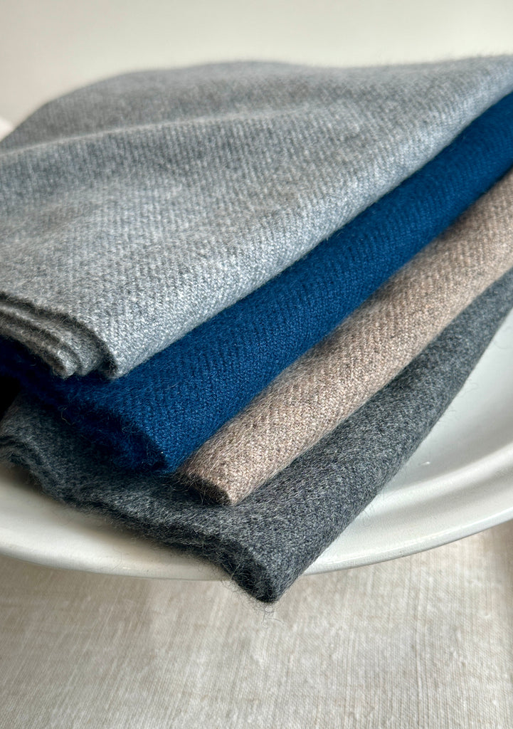 Undyed Hand Loomed Cashmere Scarf