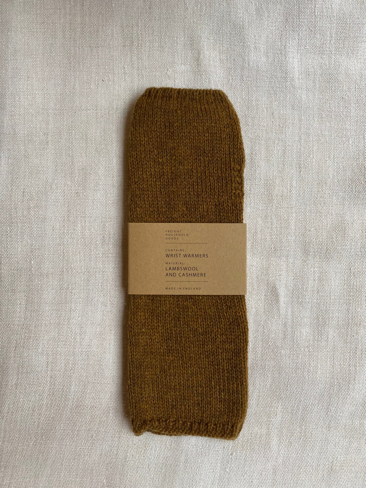 Old Gold Wrist Warmers