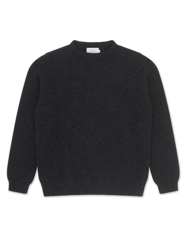 Men's Moss Stitch Lambswool Jumper
