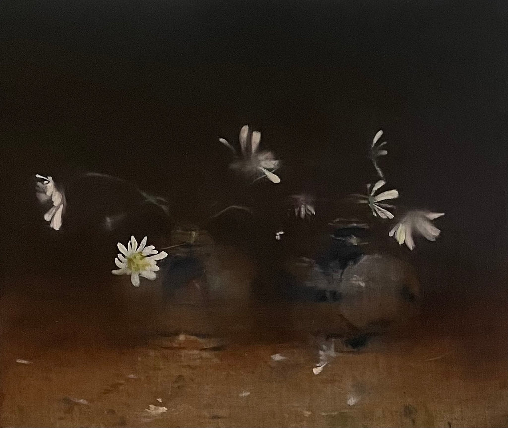 Starry - painting by Linda Felcey