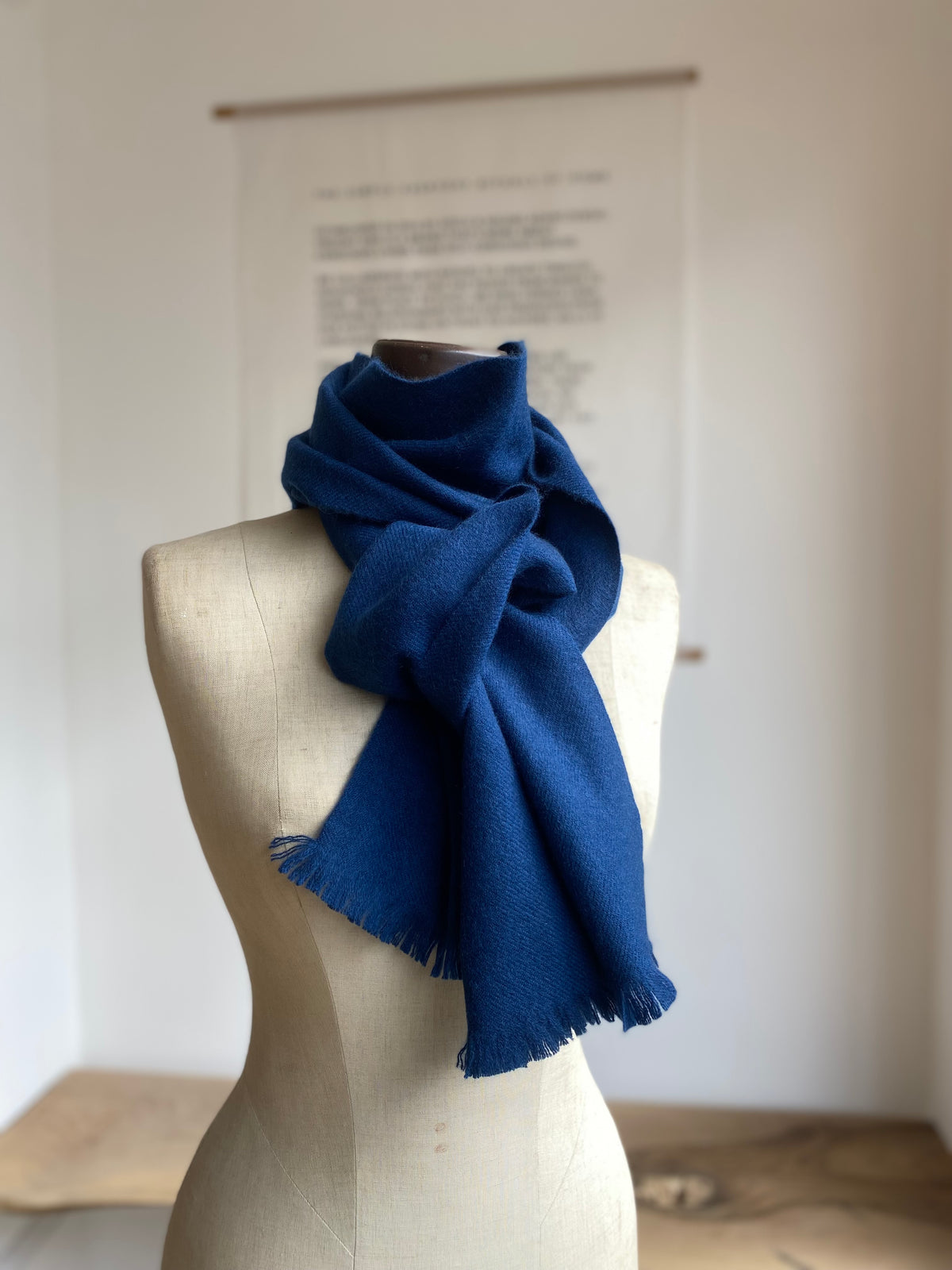 Hand-Loomed Cashmere Scarf