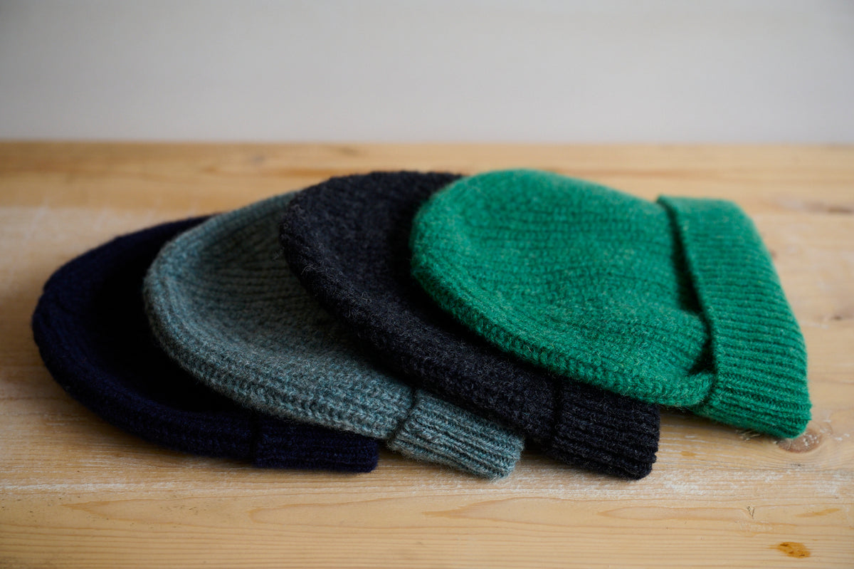 Fisherman Knit Beanie Hat