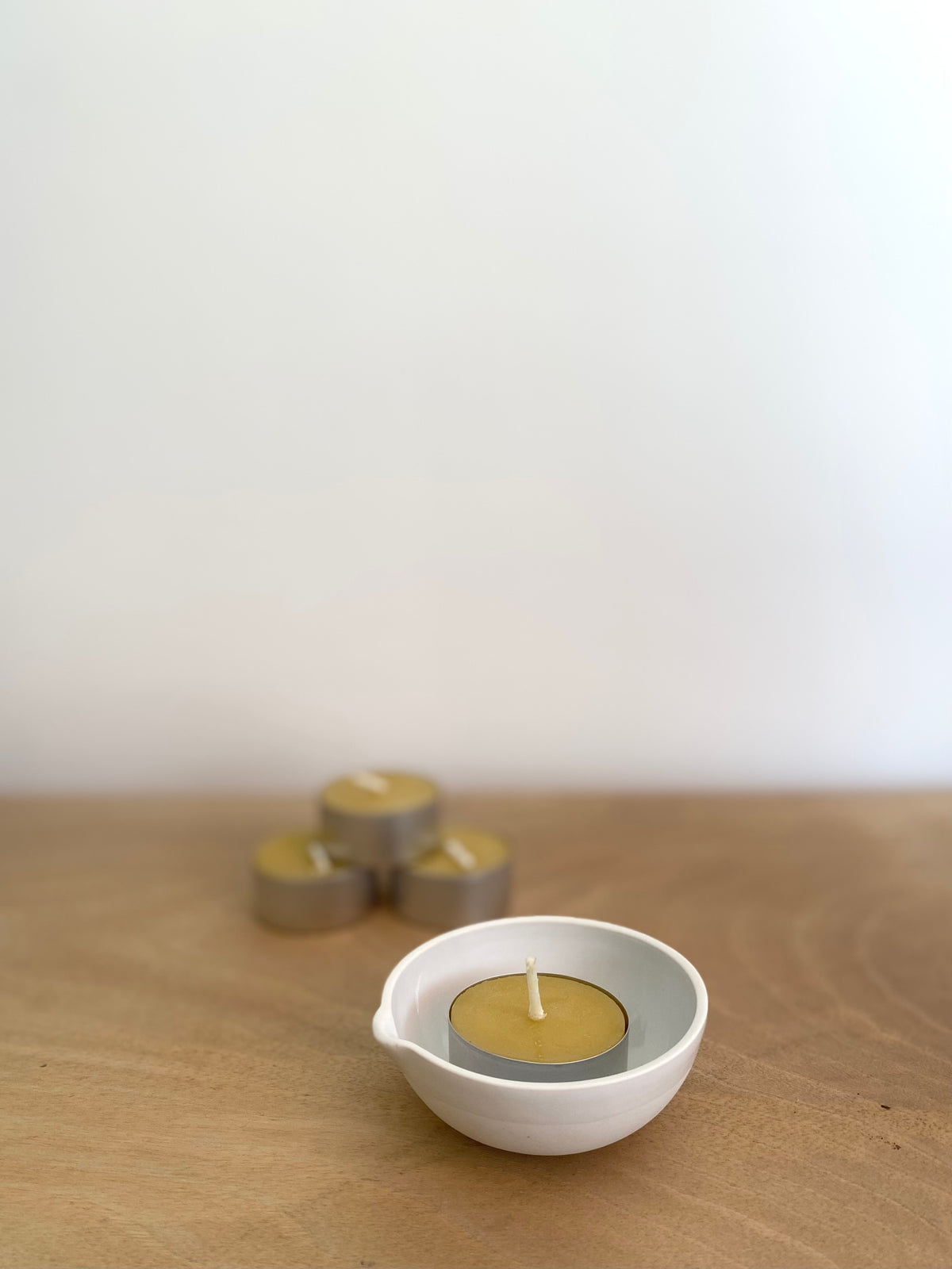 Beeswax Tea Light Candle