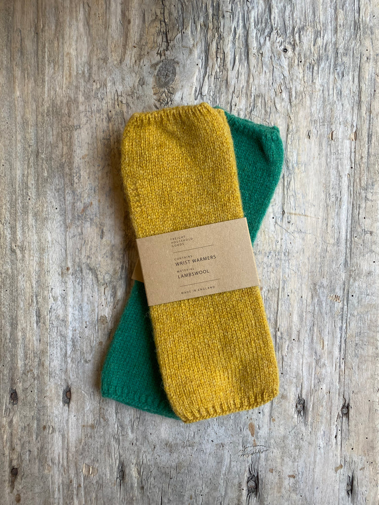 Wrist warmers in Ochre Wristwarmers
