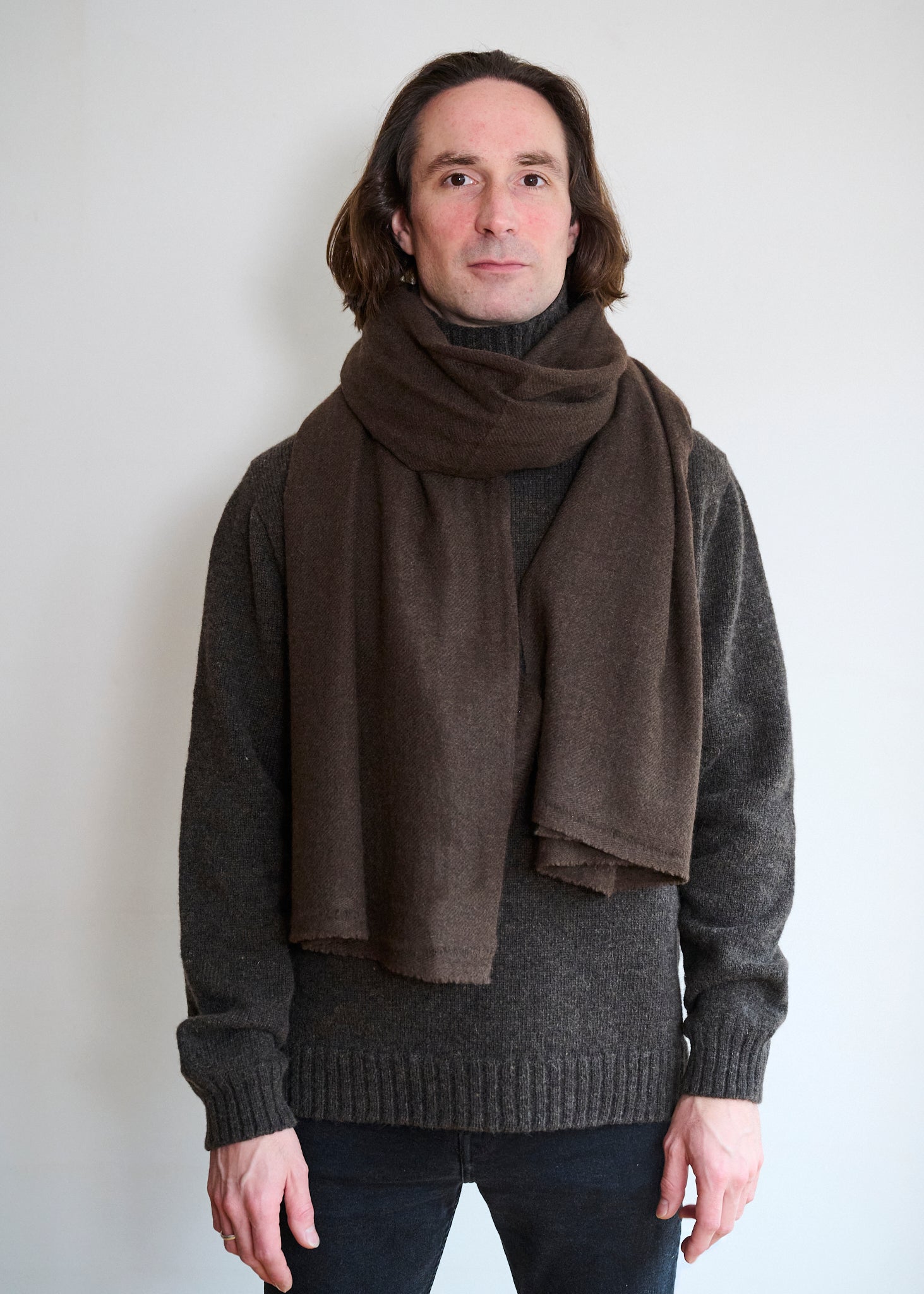 Undyed Hand Loomed Yak wool Scarf – Freight HHG