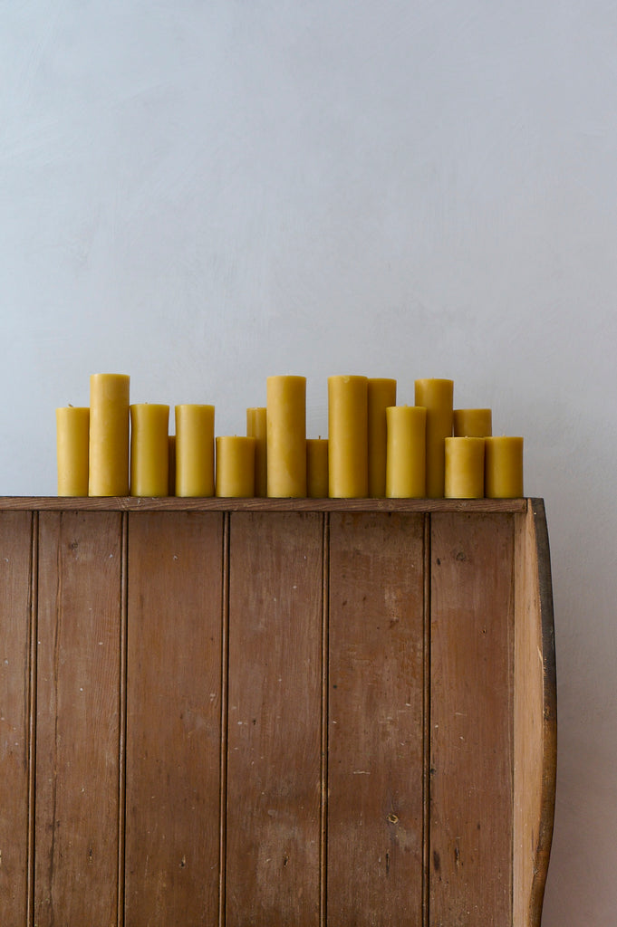 Beeswax Pillar Candles