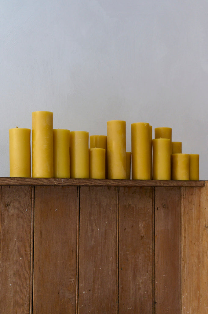Beeswax Pillar Candles