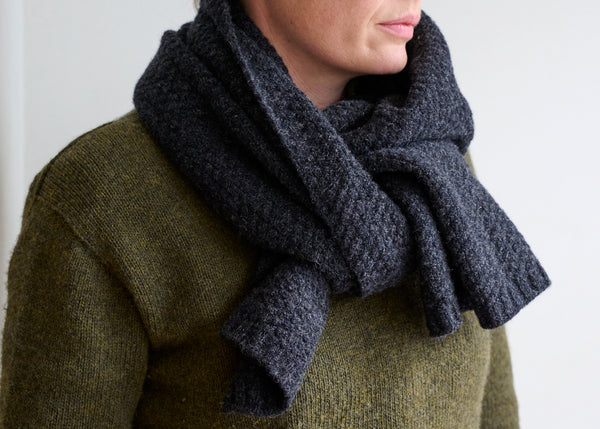 Moss Stitch Scarf